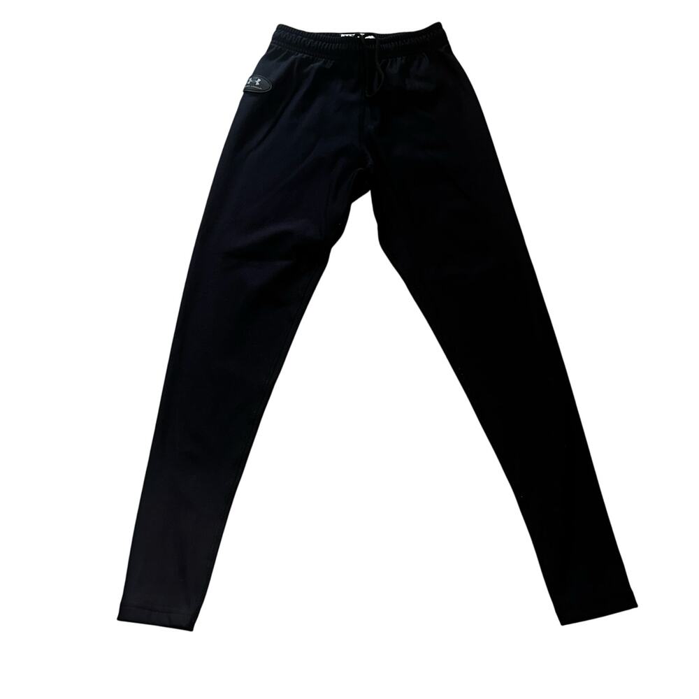 UNDER ARMOUR KIDS SIZE MEDIUM PERFORMANCE BLACK PANTS